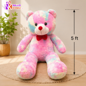 Giant tie-dye 5 feet teddy bear