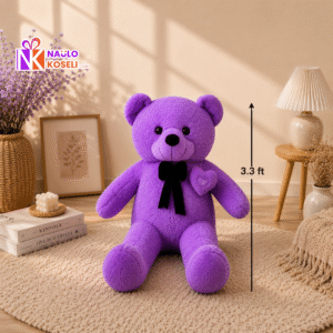 3.3 feet purple teddy bear