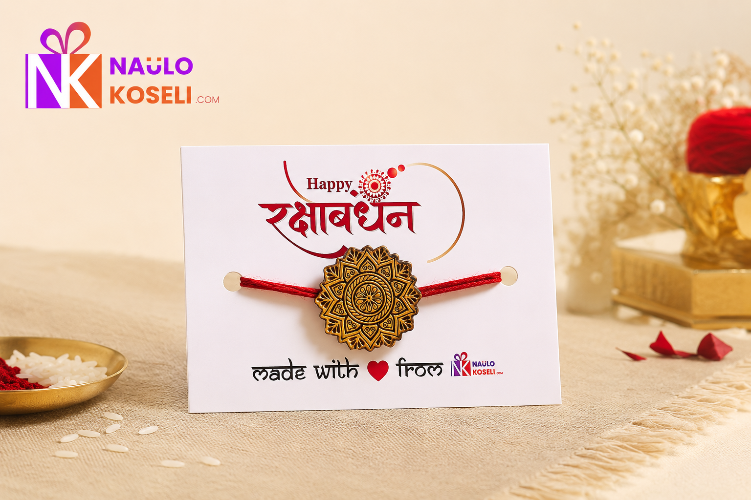Wooden Rakhi