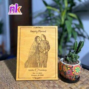 Engraved Frame Gift for Couple