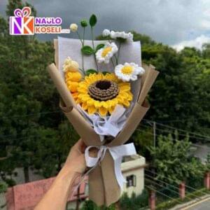 Handmade sunflower bouquet